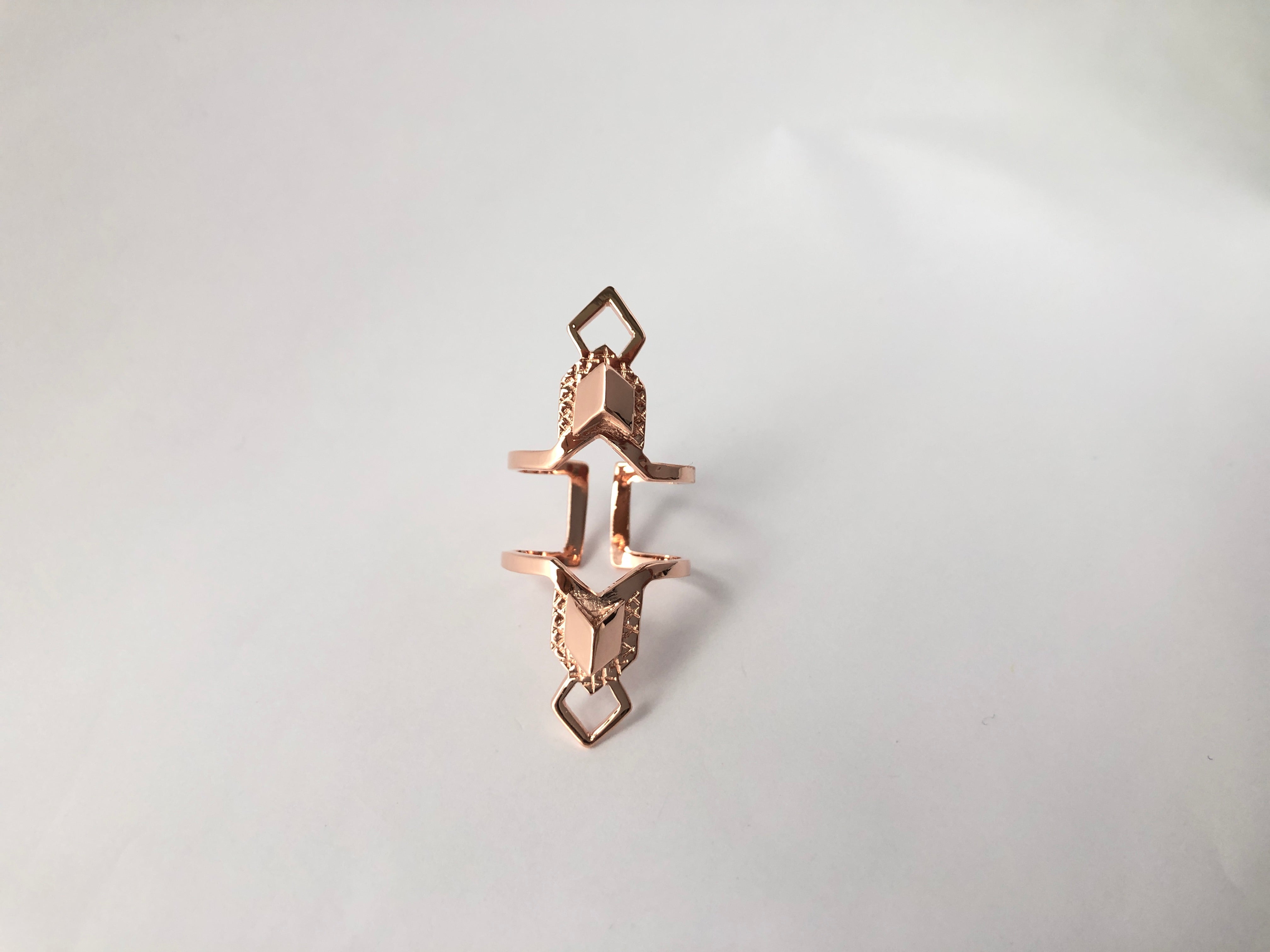 sustainable rosegold jewellery statement classic accessory rings sustainable brand 