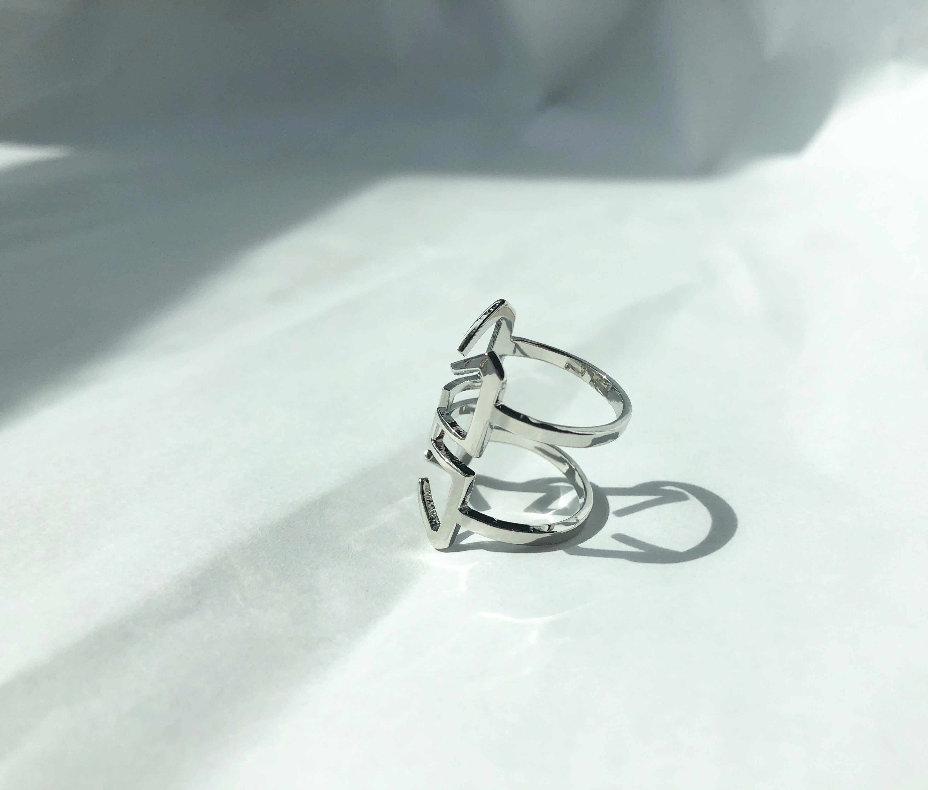 silver repurposed recycled jewelry unique rings accessories unisex fairtrade